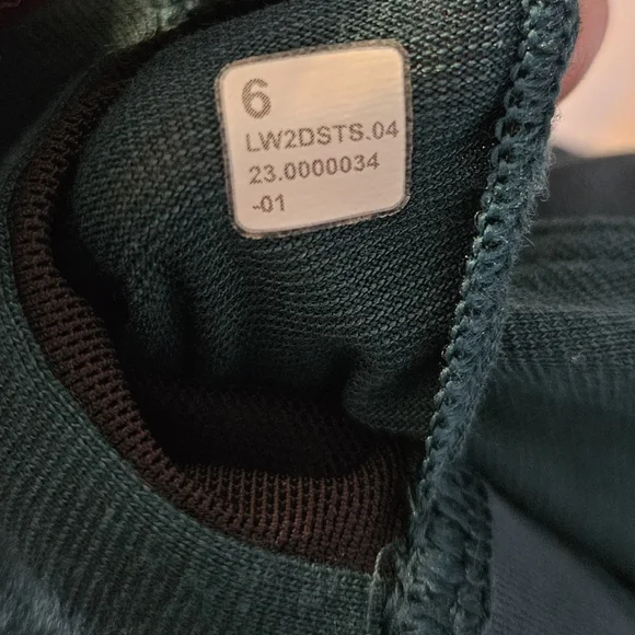 Lululemon Energy Longline Bra Foil Storm Teal Size 6 - Picture 5 of 7